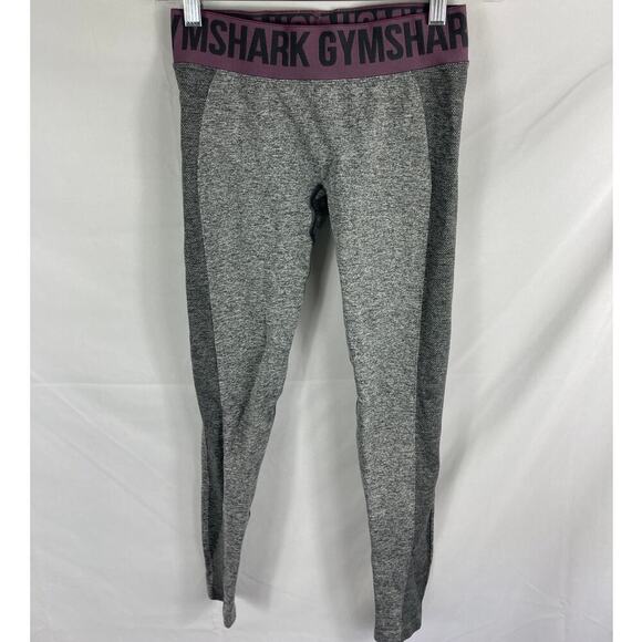 Gymshark Pants - Gymshark Two Toned Purple Waistband Leggings Size Small